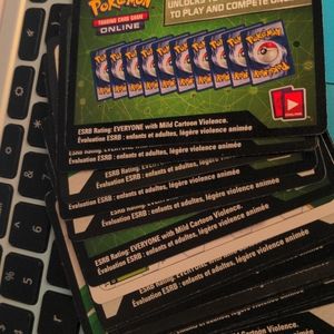 Pokemon code cards